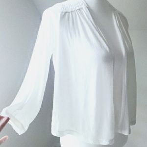 Splendid Merino Wool Wrap Cardigan in Snow